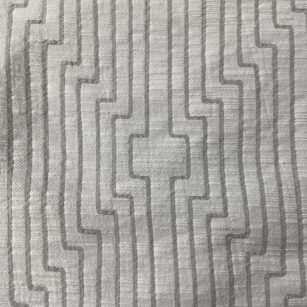 West Elm 100% Organic Cotton Geometric Design King Pillow Sham Gray White 20